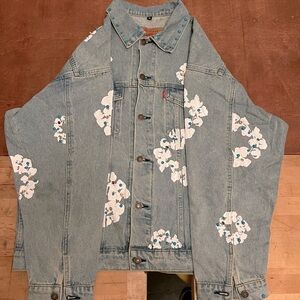 Levis 501 X Denim Tears Cotton Rhinestone Denim Jacket